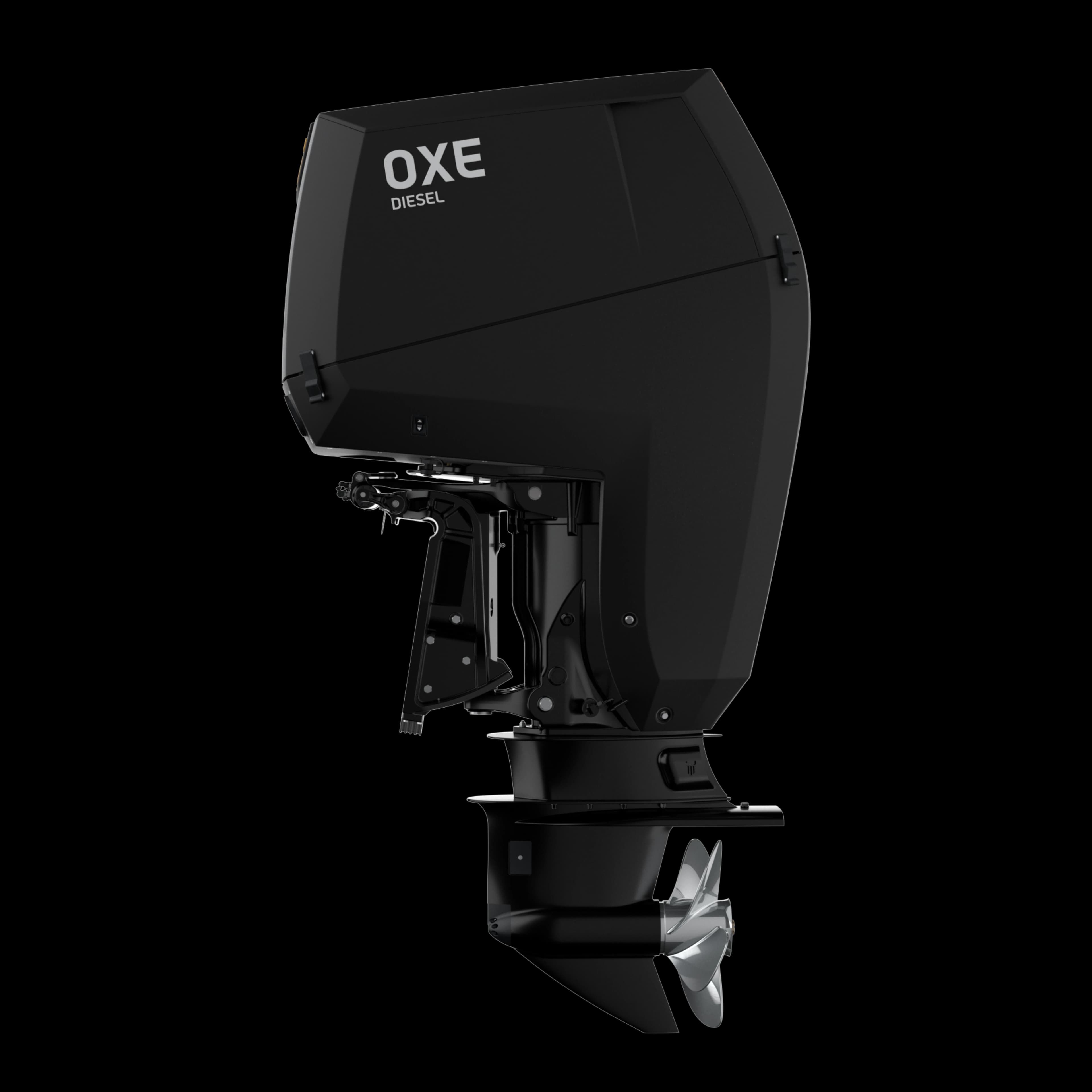 Fueraborda diésel OXE300 — render de producto
